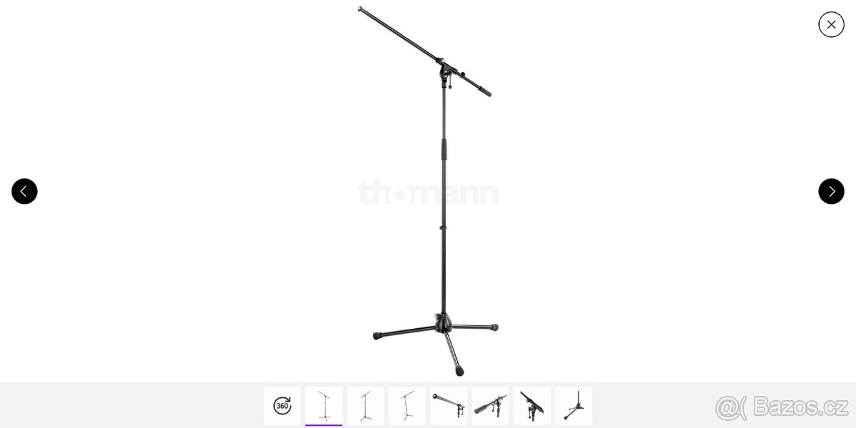 Predám profesionálny stojan na mikrofón, K&M 210/2 - 5