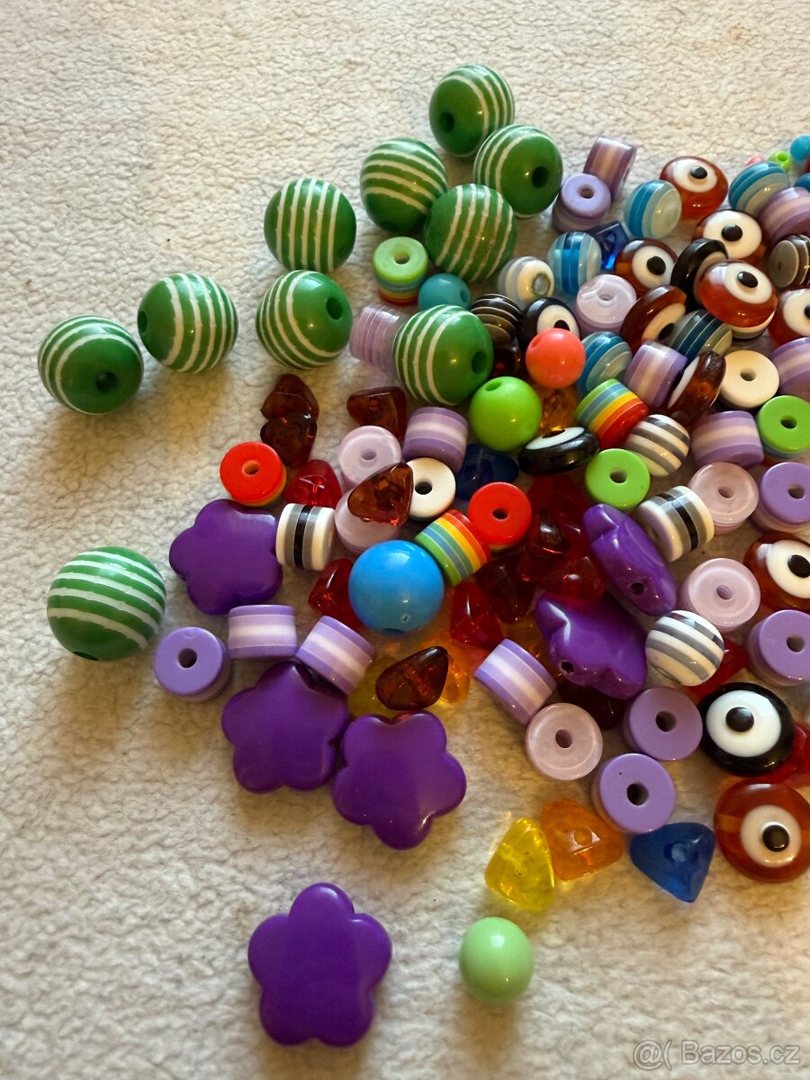 Korálky plastové 600 ks - 5