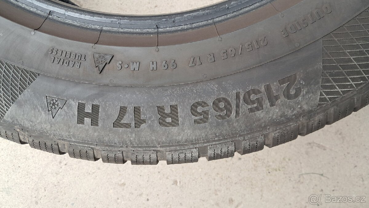 4x zimní pneu 215/65 R17 - 5