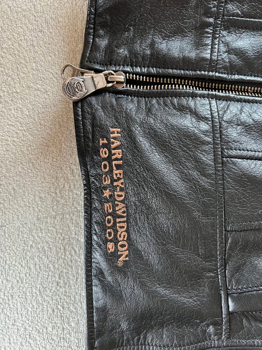 dámská kožená bunda orig. Harley Davidson vel. M - 5