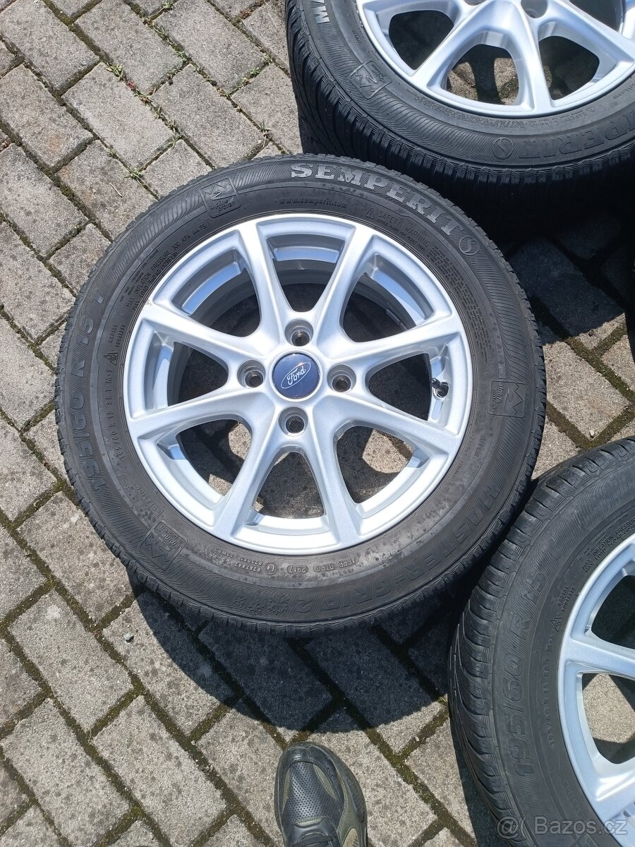 473. Originál kola Ford R15 s TPMS ventilky - 5