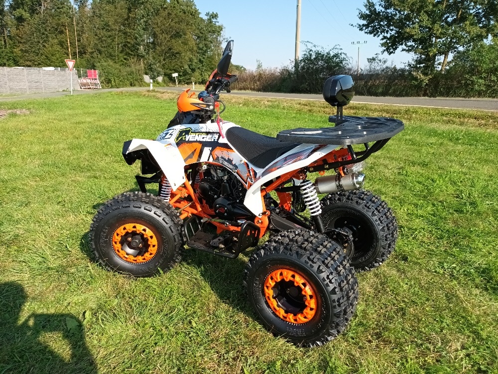 Čtyřkolka Apollo Avenger 125cc 3gr oranžová - 5