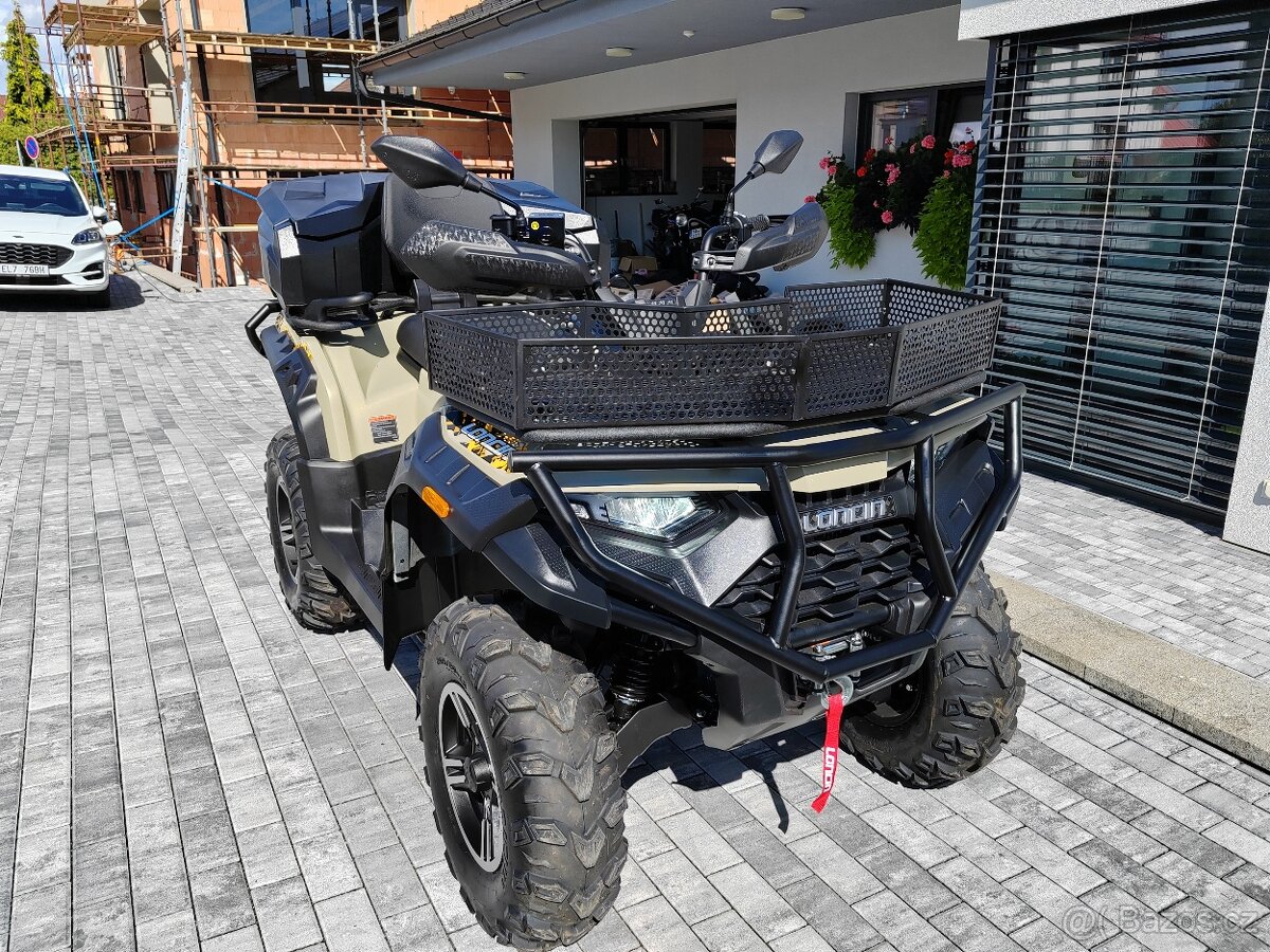 Loncin 550 wolf bílá i žlutá spz