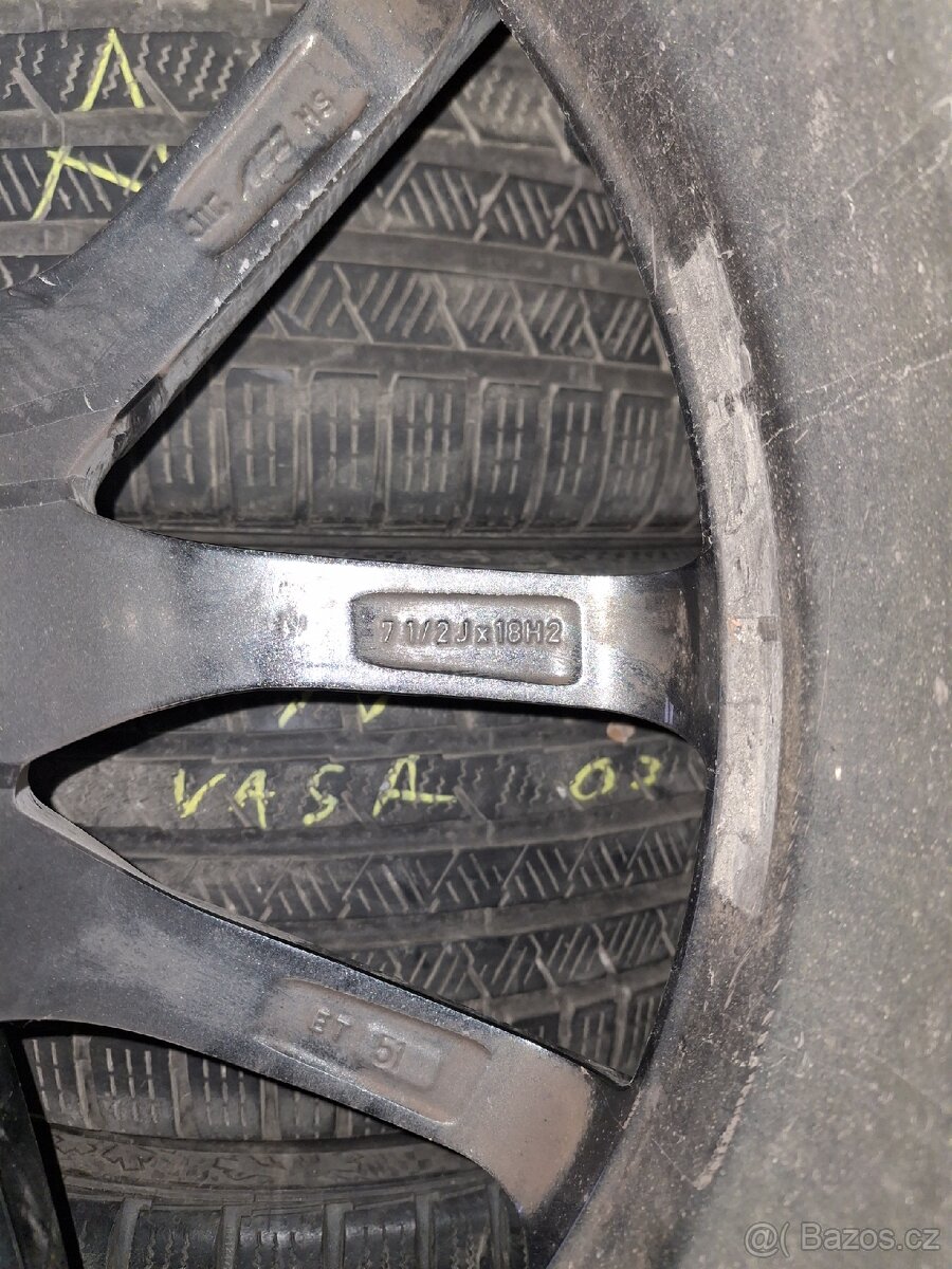 Alu kola AEZ s pneu 5x112, 235/40/18 - 5