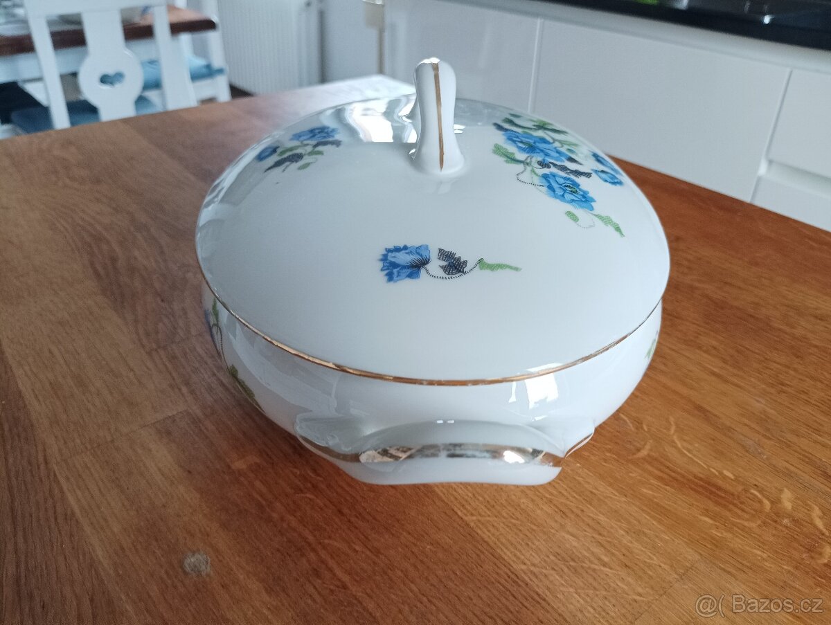 ART DECO PORCELÁNOVÁ TERINA MADESCLAIRE EMILE LIMOGES FRANCE - 5