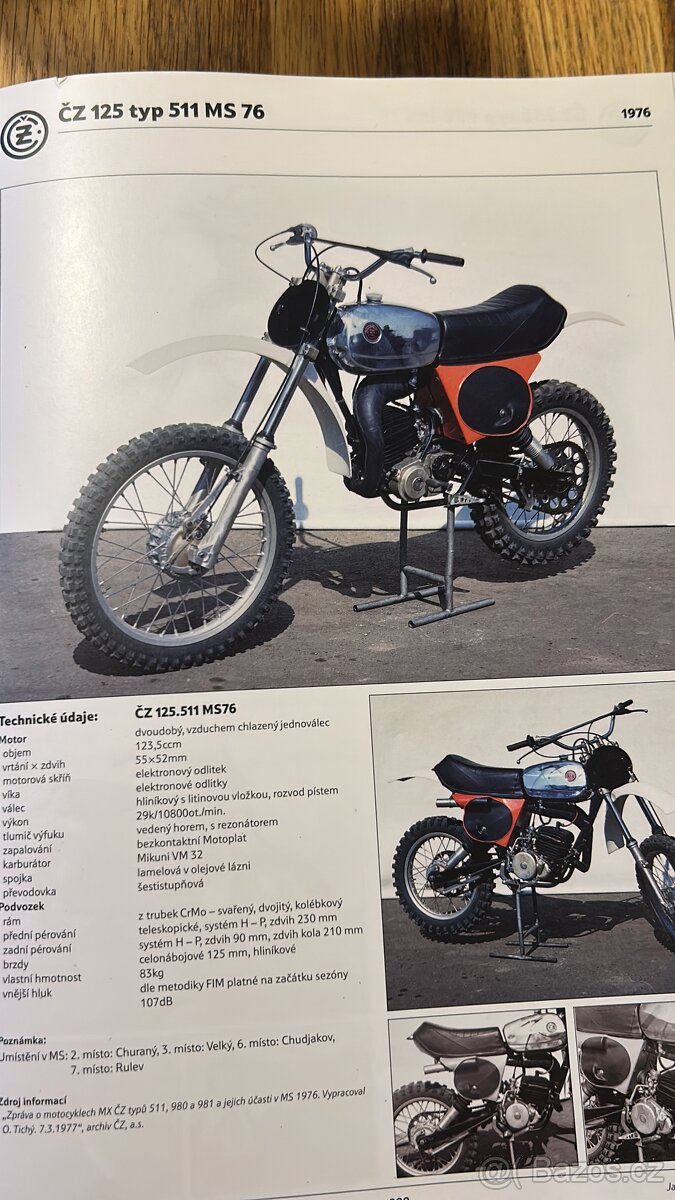 Čz motokros tovární prototyp, OHC, závodní - 5