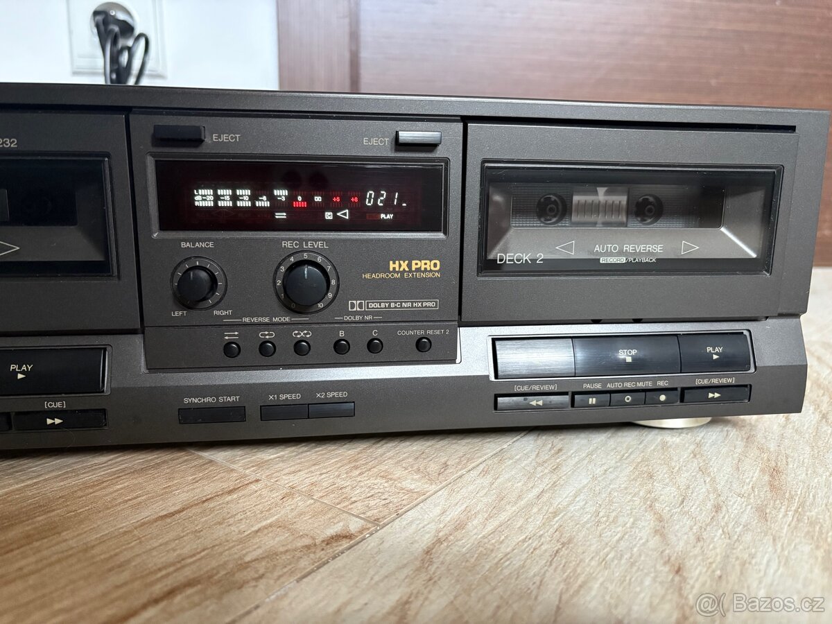 Technics RS-TR232 auto reverse double cassette deck - 5
