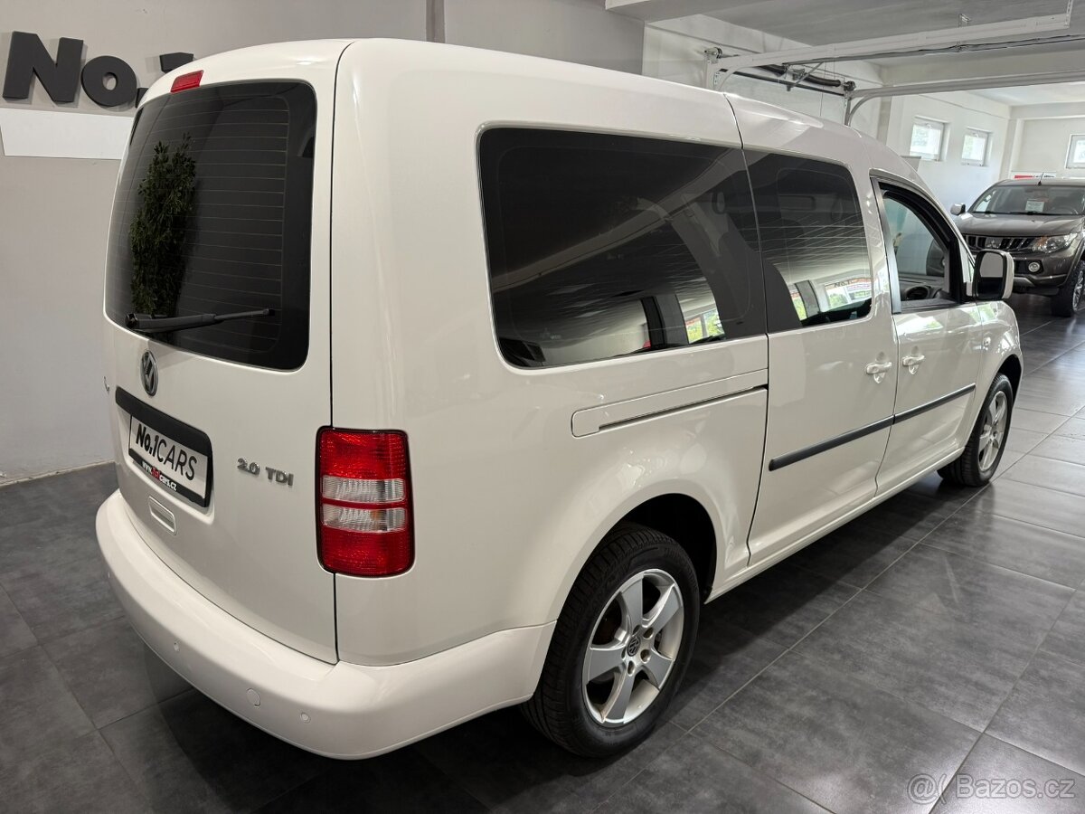 Volkswagen Caddy MAXI 2,0 TDI MAXI 7 MÍST ČIDLA - 5