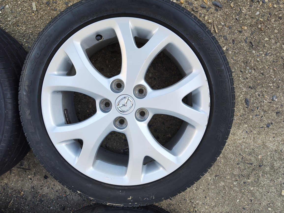17"alu sada disků 5x114 origo Mazda 3 5 6 205/50 - 5