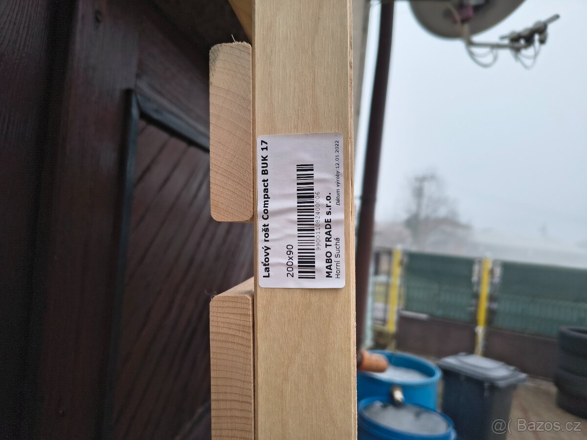 2x Bukový laťový rošt Compact - 5