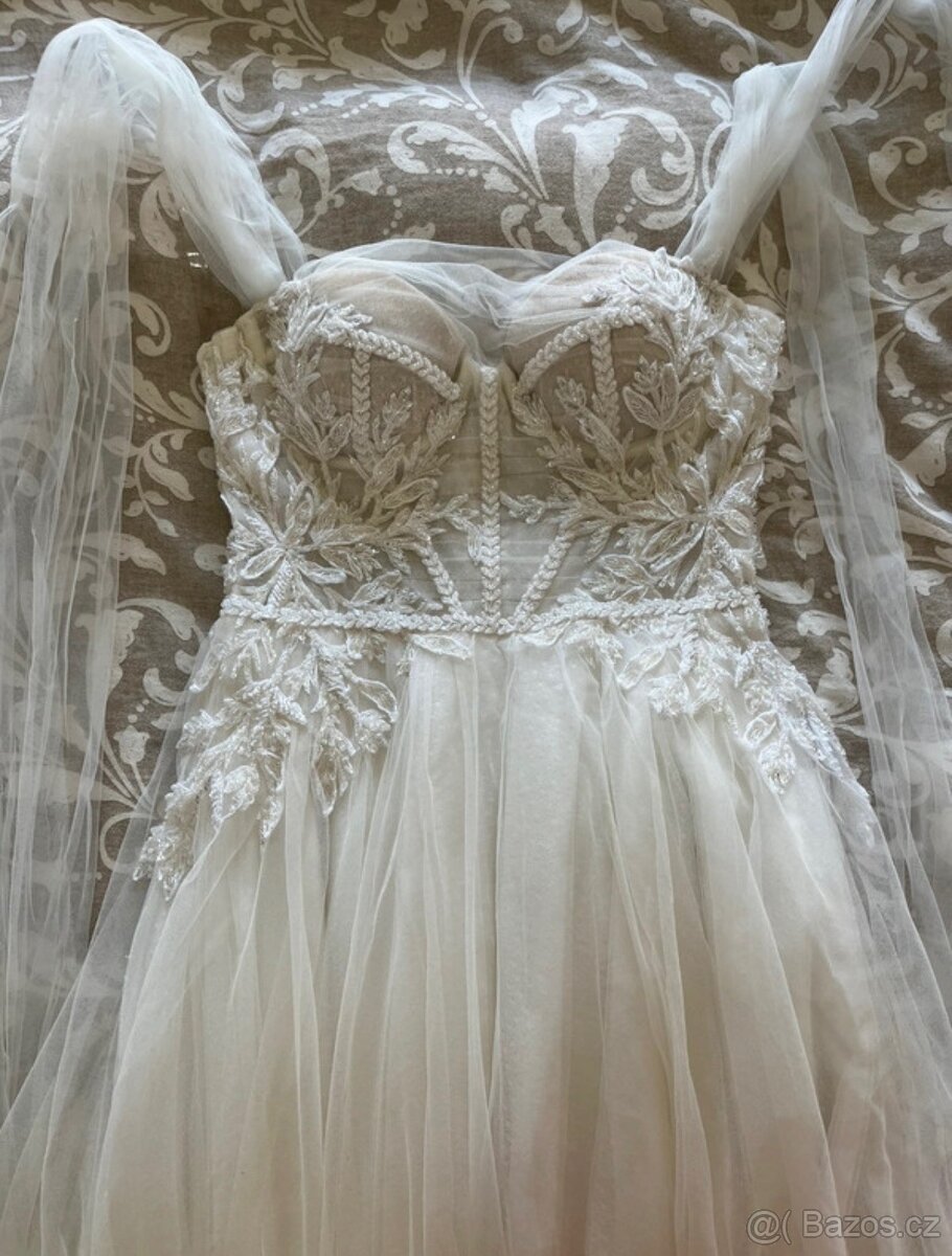 Svatební šaty , skvělý stav - 5