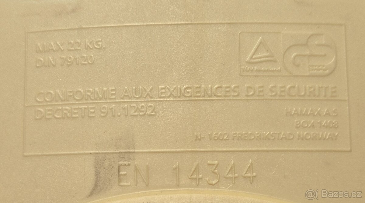 Dětská cyklosedačka HAMAX - 5