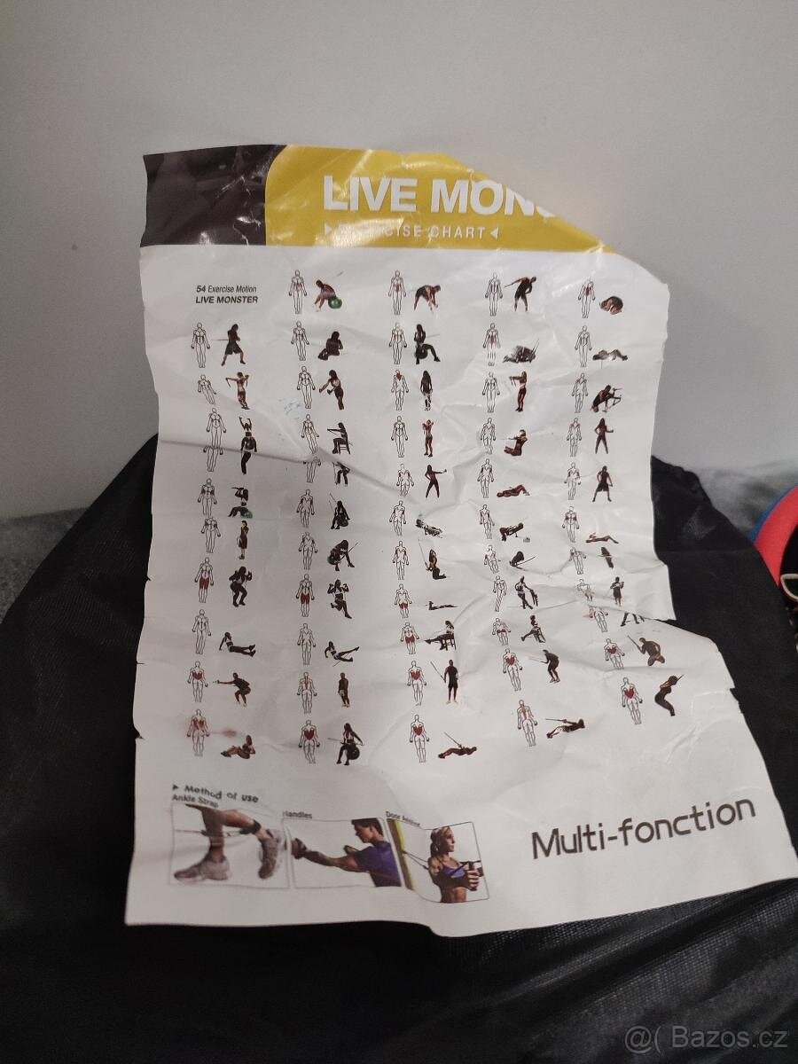 Sada 5 kusů posilovacích gumových expandérů - 5