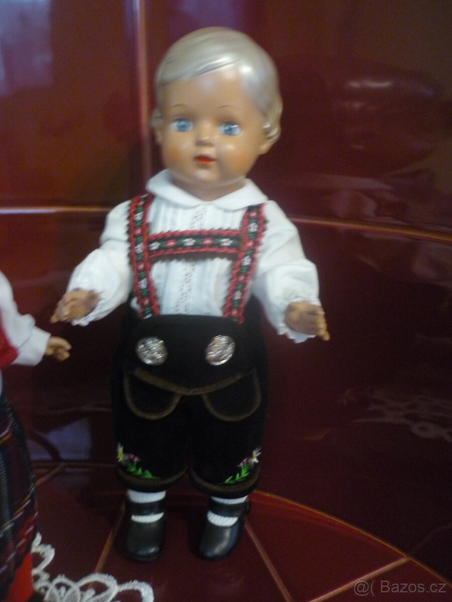 Pár od Schildkröt, Christel a Christian, v. 34cm.značené. - 5