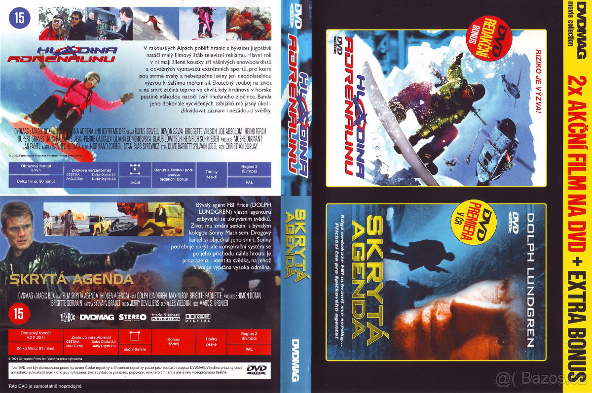 10 filmů na 5-ti originál oboustranných DVD - 5