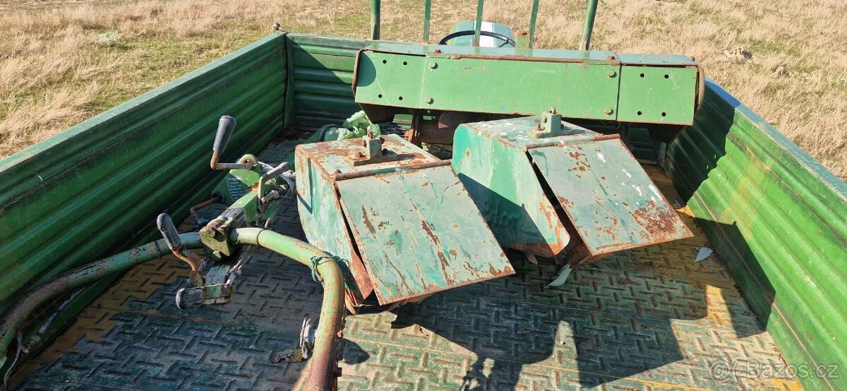 Predám taliansk malotraktor/motorobot 4x4 18,5hp+2×rotavator - 5