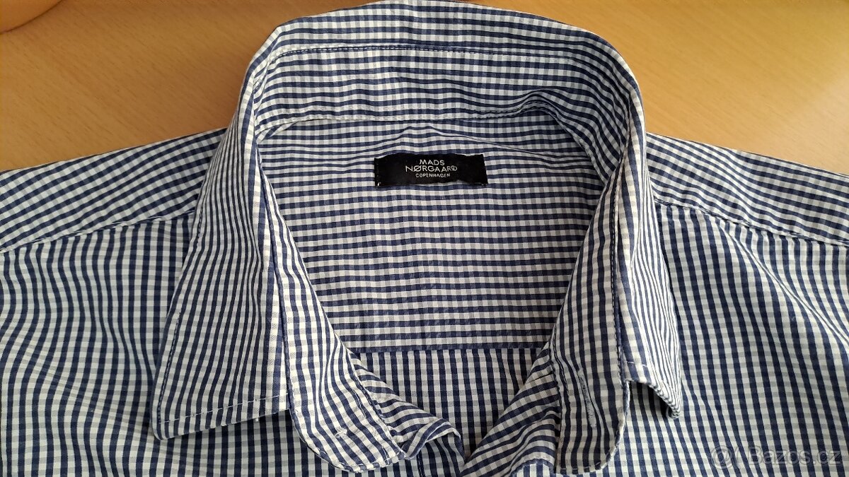 Pánská kostičkovaná košile M. Nørgaard/M/2x57cm - 5