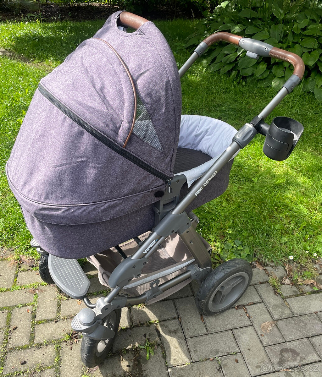 Kočárek 2 in 1, VIPER 4, korbička i sporťák - 5