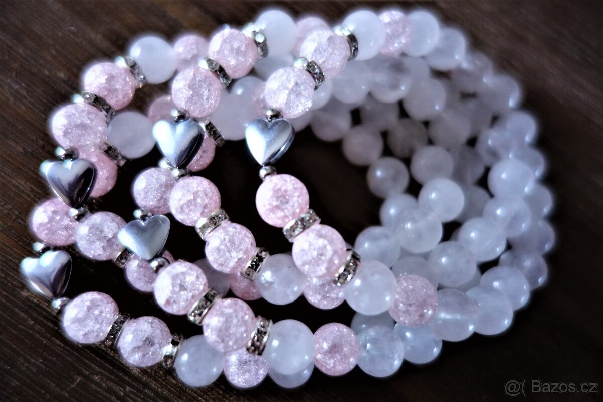 Svatební, rozlučkové náramky Svědkyně gravír. ocel.placička - 5