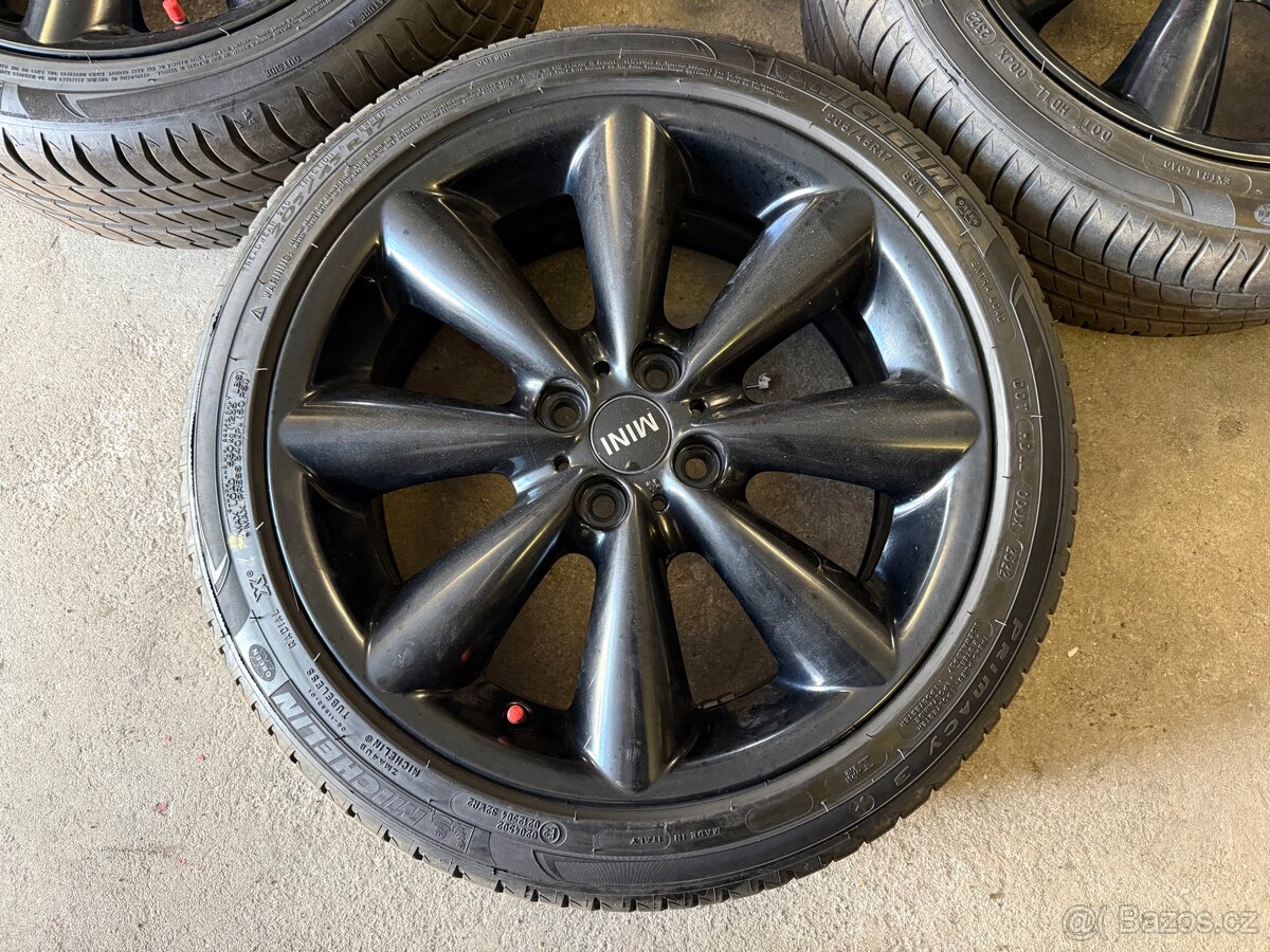 Originální alu kola Mini Cooper S 4x100 R17 - Michelin 7 mm - 5