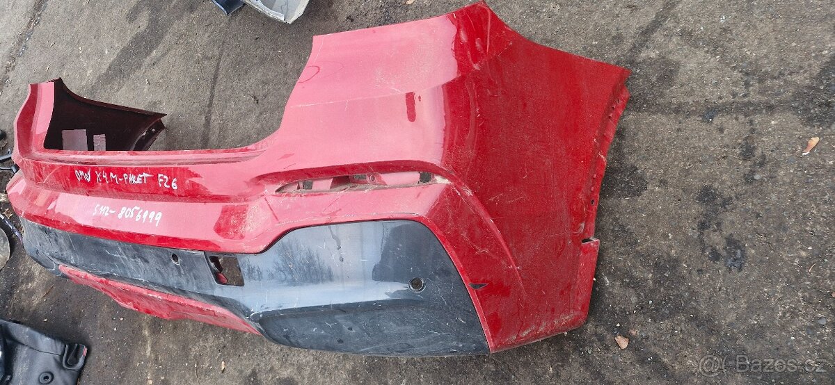 Zadni naraznik bmw x4 mpaket F26 m paket - 5
