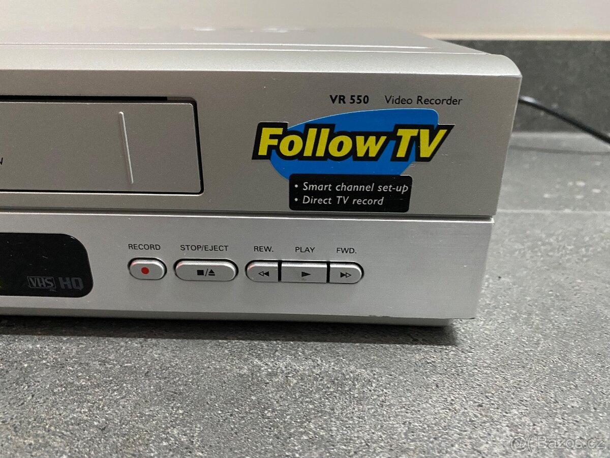 Zánovní videorekordér PHILIPS VR550 v TOP stavu - 5