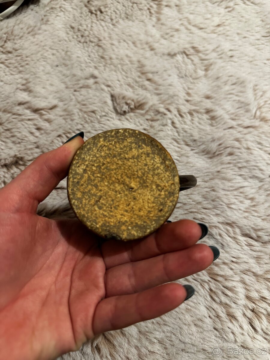 Pěkný keramický mini džbánek - 5