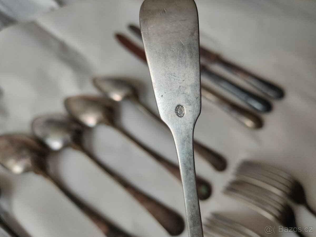 Postříbřené příbory - 5
