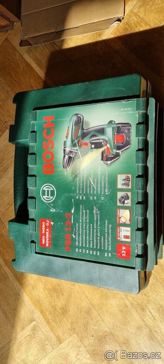 Aku vrtačka BOSCH PSR 12-2 + 3 BATERIE - 5