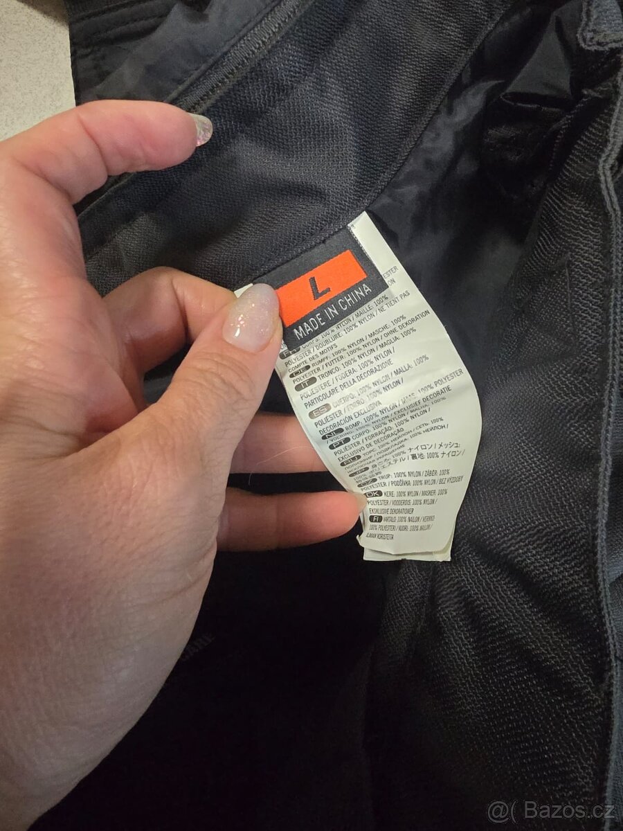 Pánské voděodolné motorkářské kalhoty Icon Patrol černé - 5