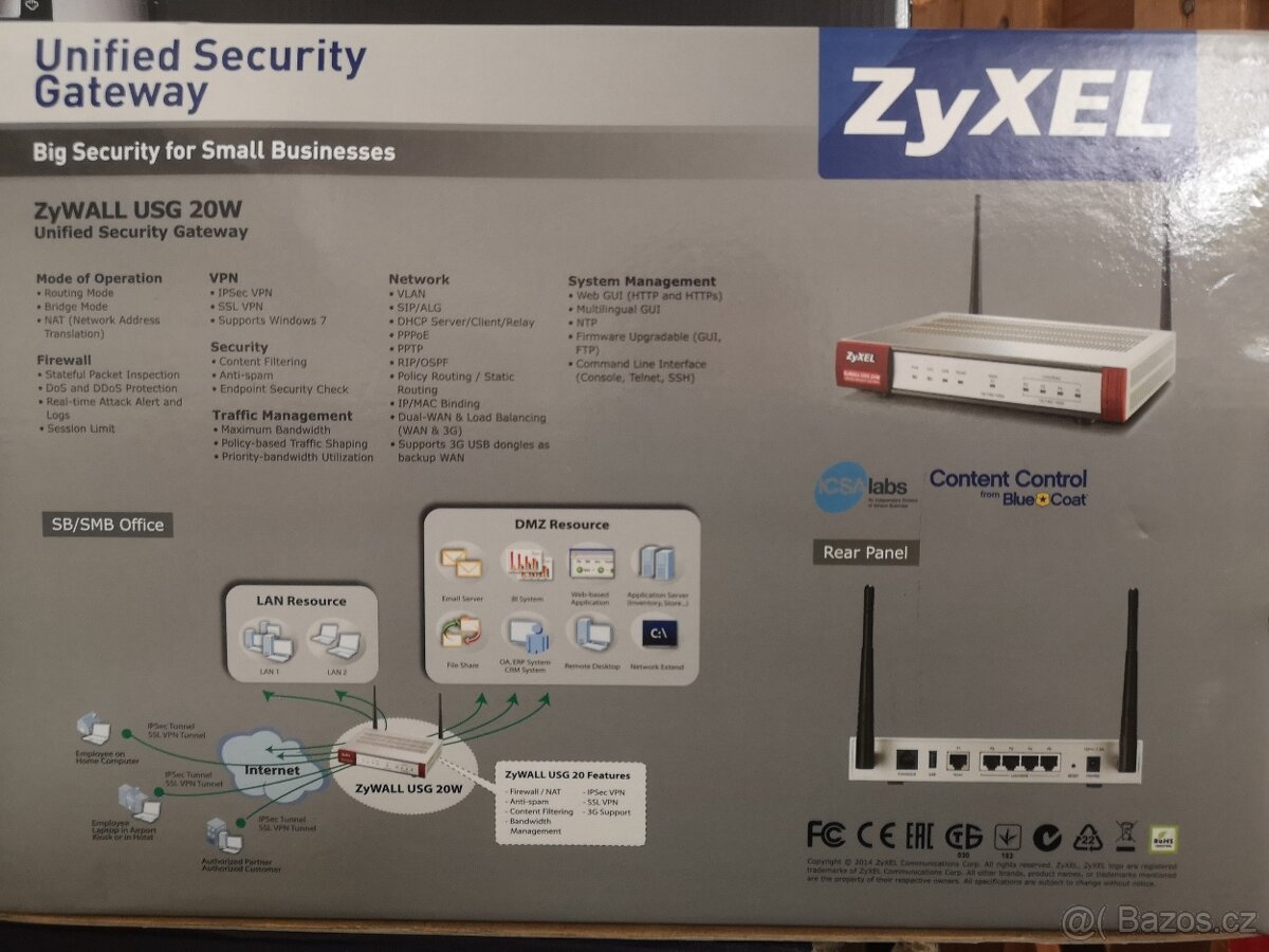Prodám router ZYXEL USG 20W - 5
