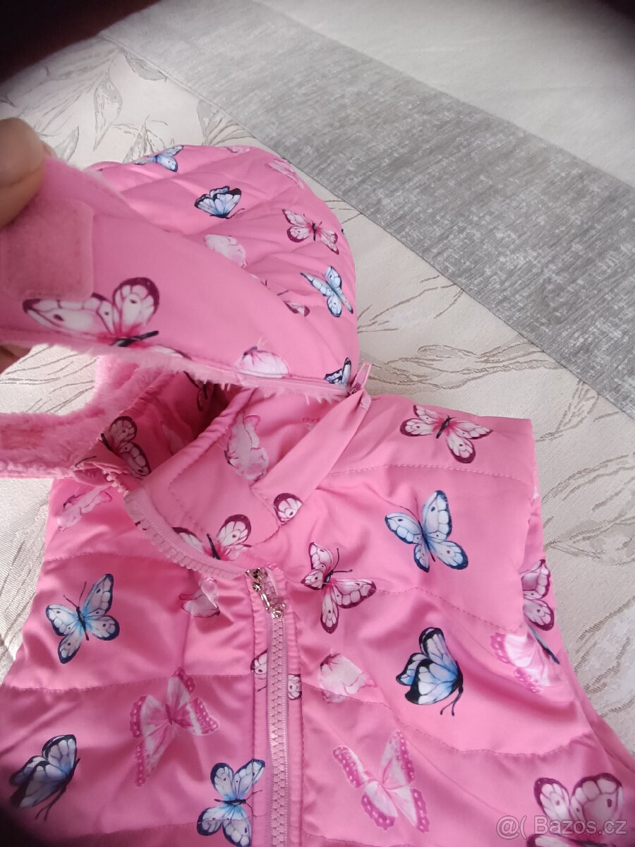 Dětská podzimní vesta, vel. 116 - 5