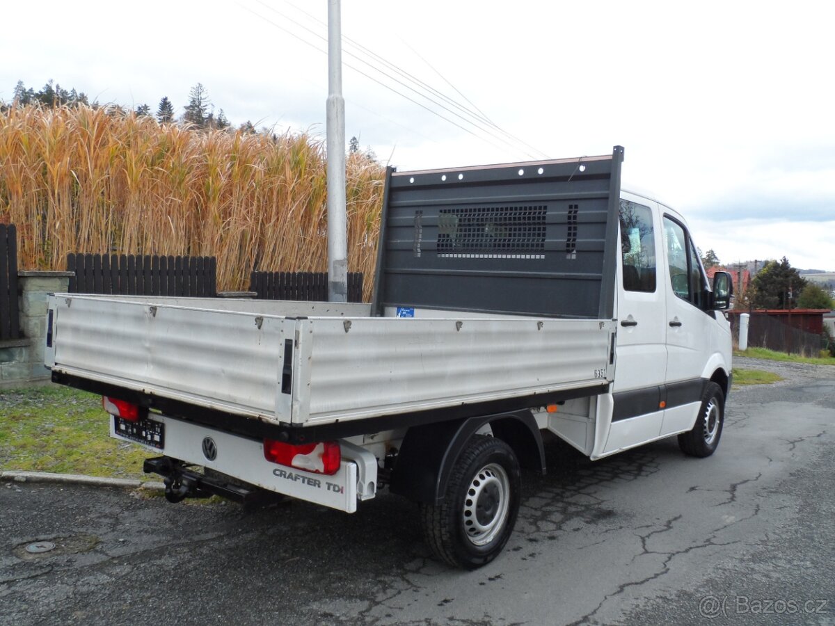 VW Crafter 2.0 TDI 100 KW Valník ,1.Majitel.7 Míst, Webasto - 5