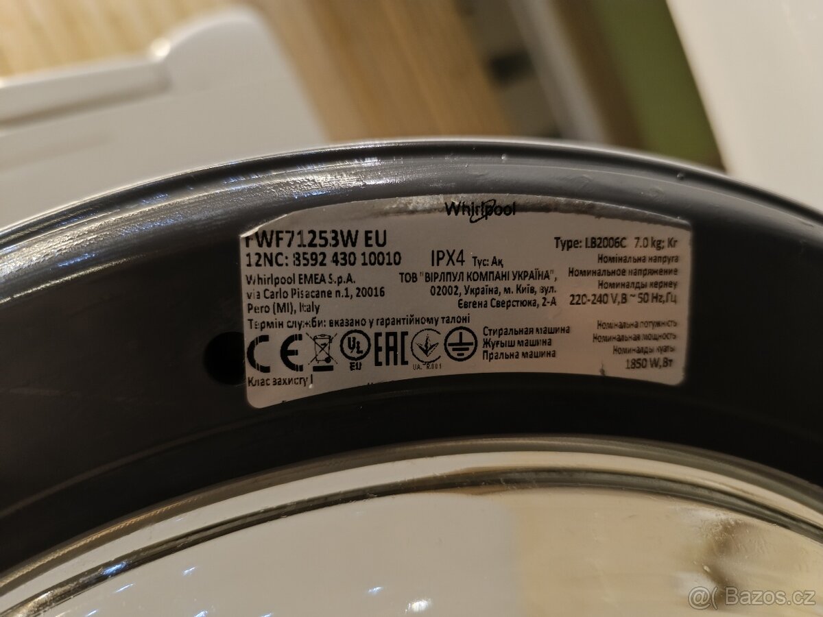 Pračka Whirlpool na 7 kg - 5