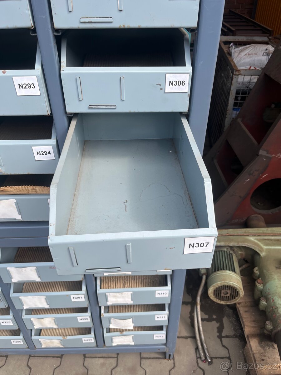 Zásuvkový,šuplíkový regál - 5