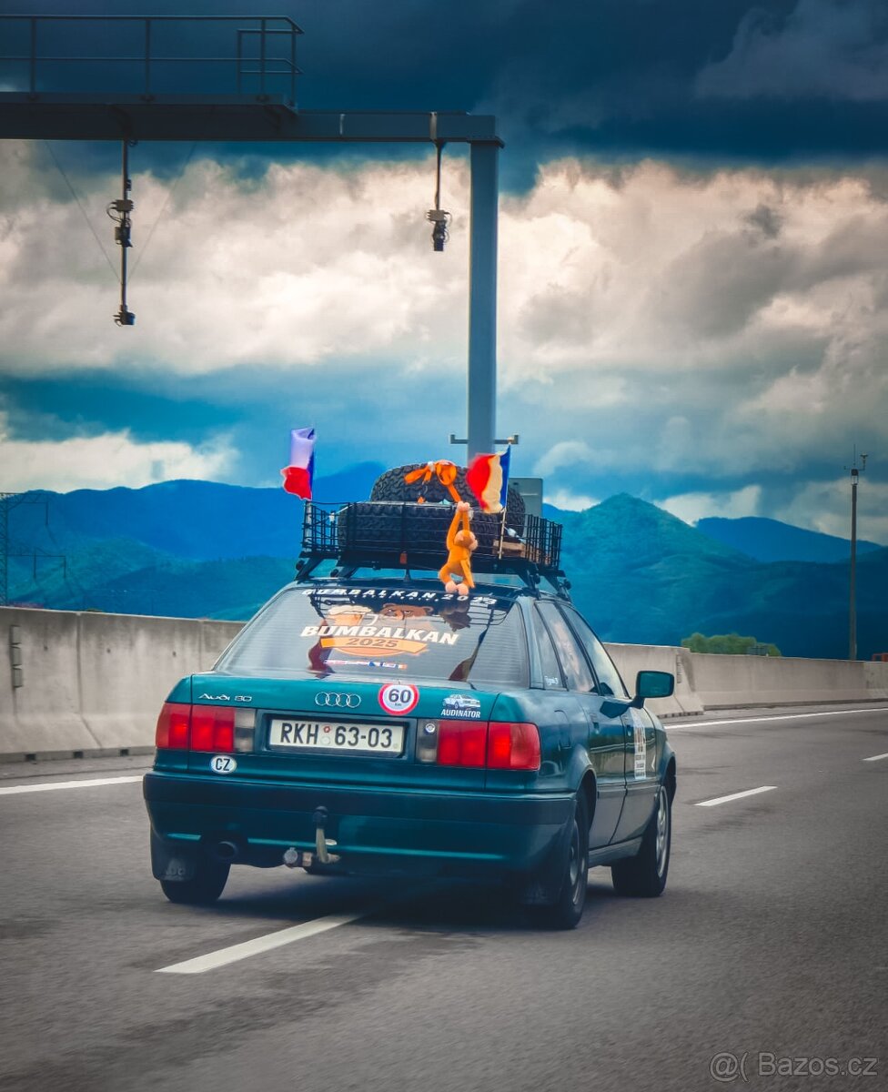 Audi 80 B4 2.0 66 kW expediční speciál Gumbalkan