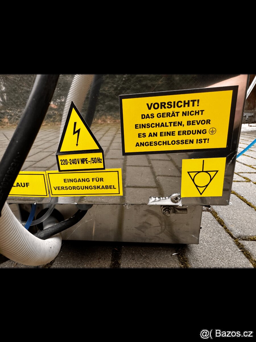 Gastro myčka skla - dotyková s čerpadlem mycího prostředku - 5