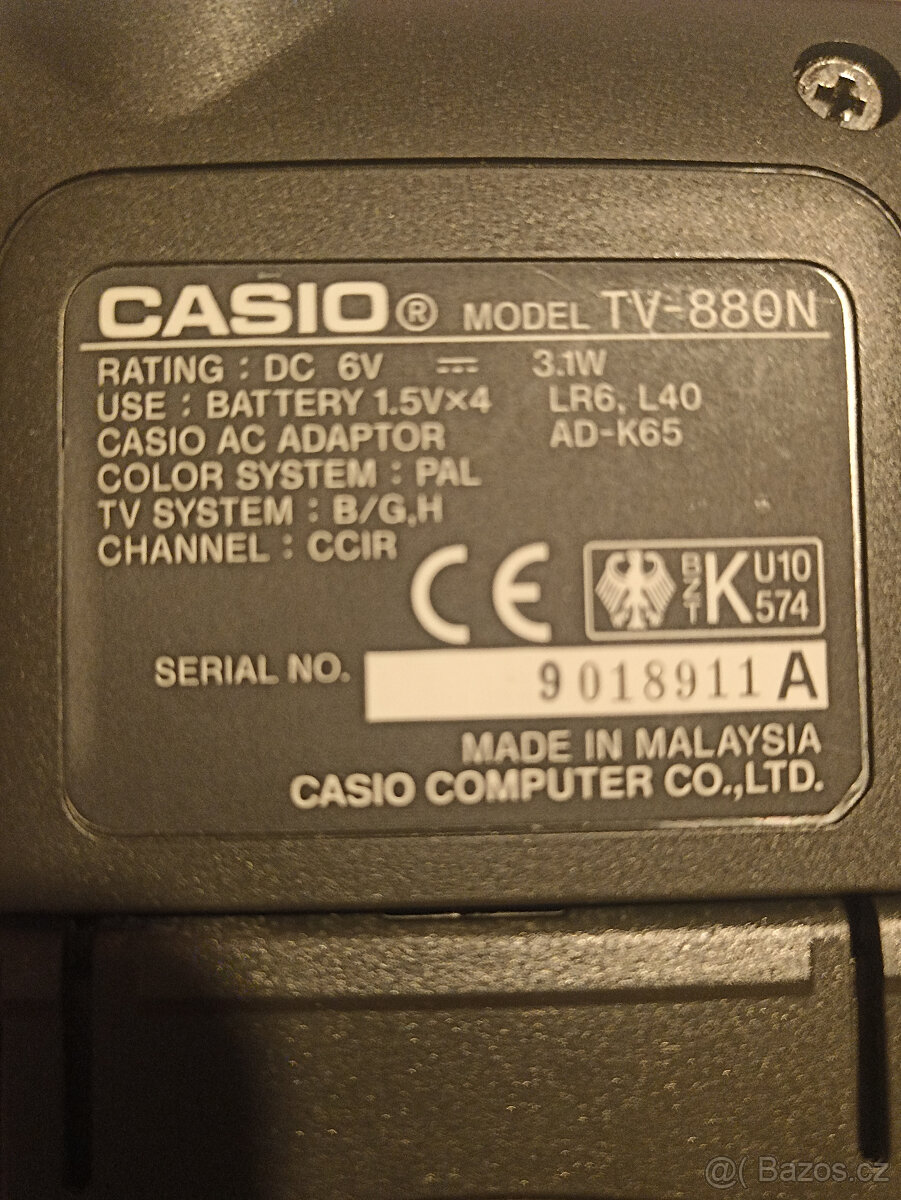 Mini TV CASIO retro kousek - 5