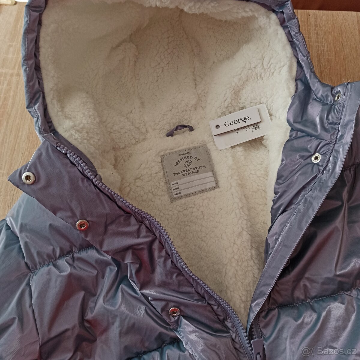 Dívčí zimní bunda-Nová-vel.140/146 - 5