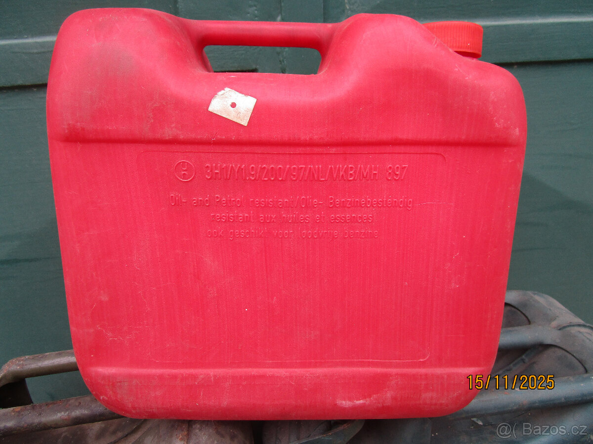 Plechovy kanystr 20l - 5