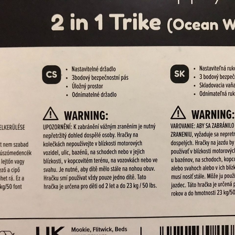 Tříkolka 2v1 TP715 Early Fun Ocean Wave - 5