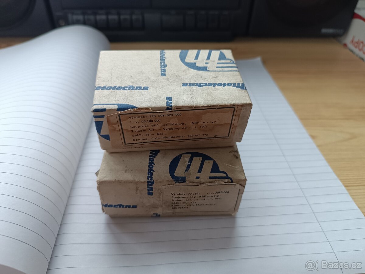 Mototechna krabičky na Trabant 601 díly. - 5