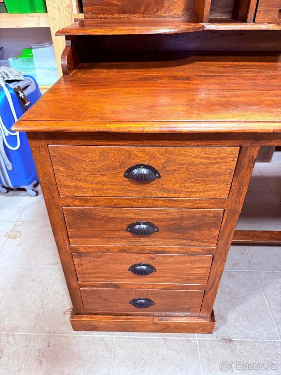 Teakový psací stůl - 5