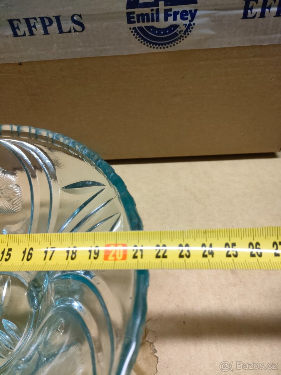 Skleněná mísa 21,5cm. - 5