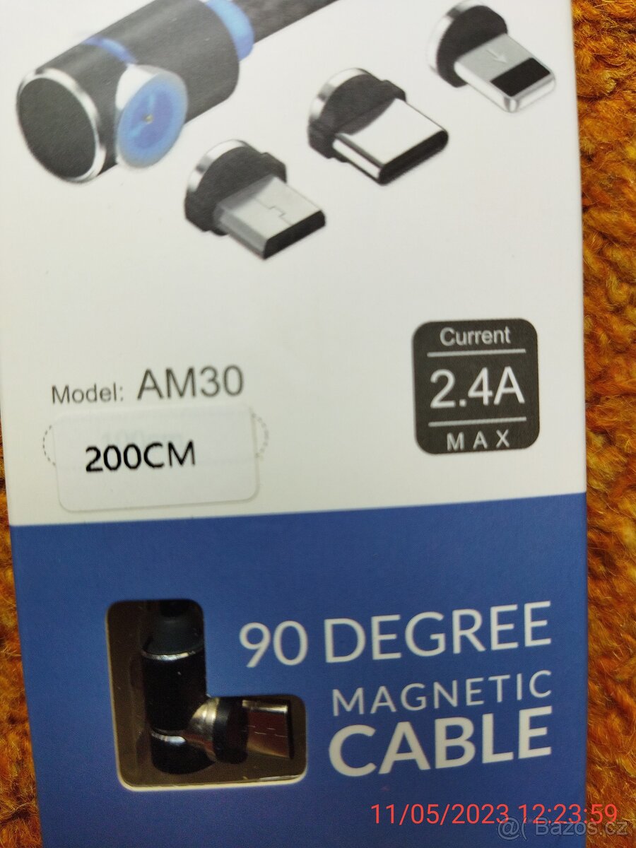 USB kabel magnetický lomený. - 5