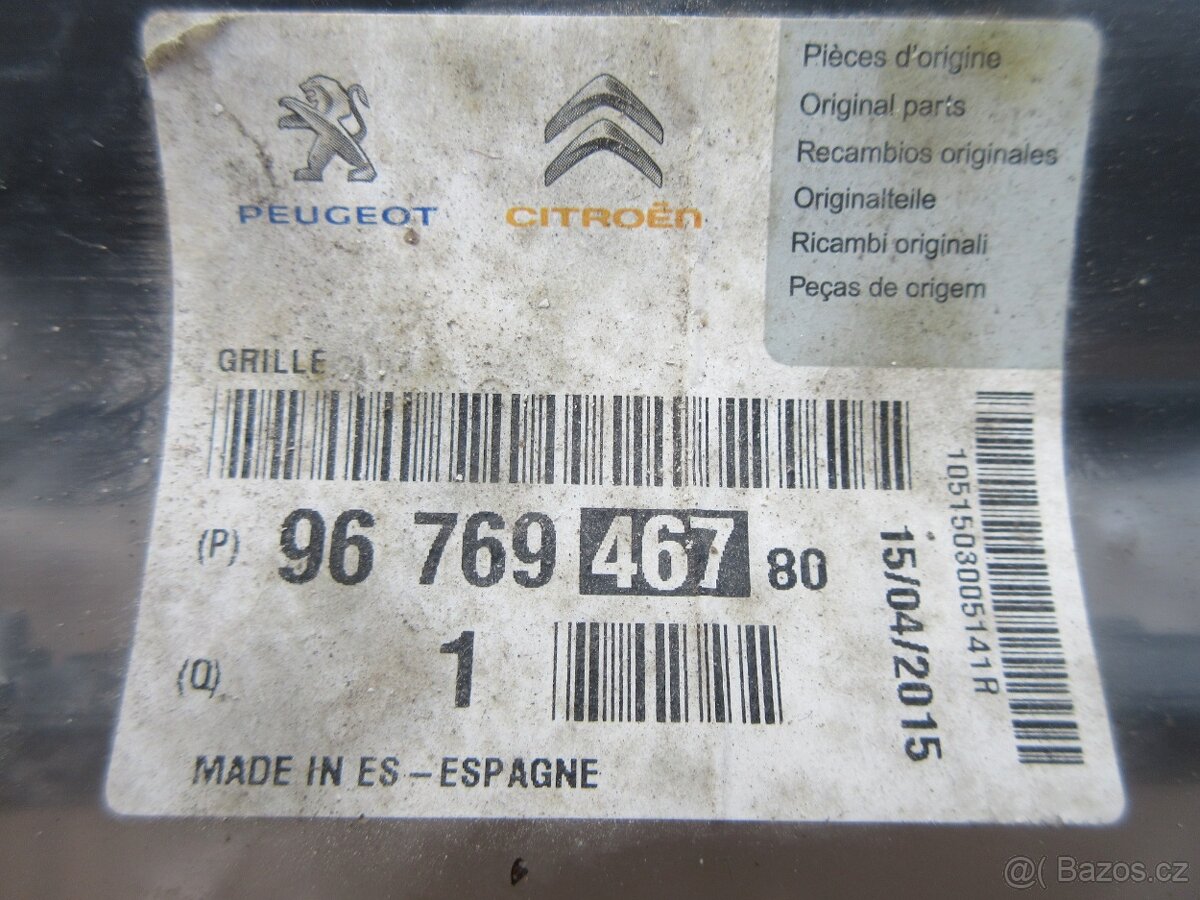 Peugeot 301 přední mřížka 9676946780 - 5