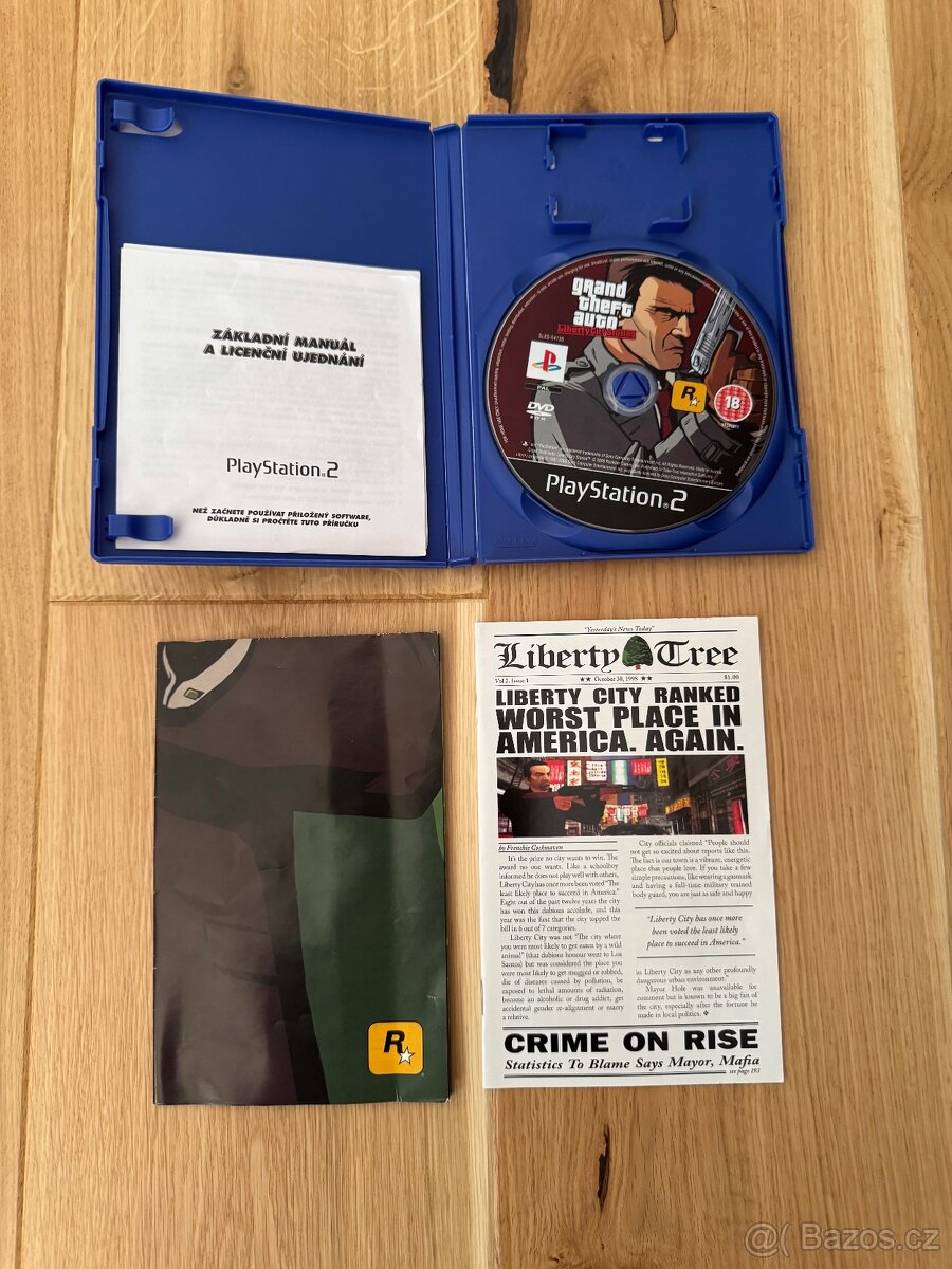 Hra GTA Liberty City Stories Ps2 + manuál, mapa - 5