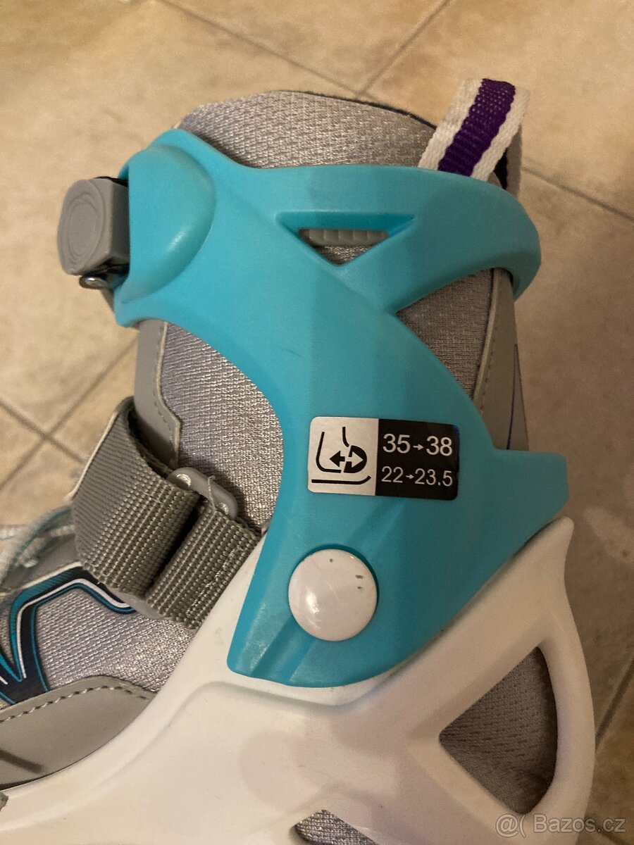 Dívčí lední brusle Oxelo, vel. 35-38 - 5