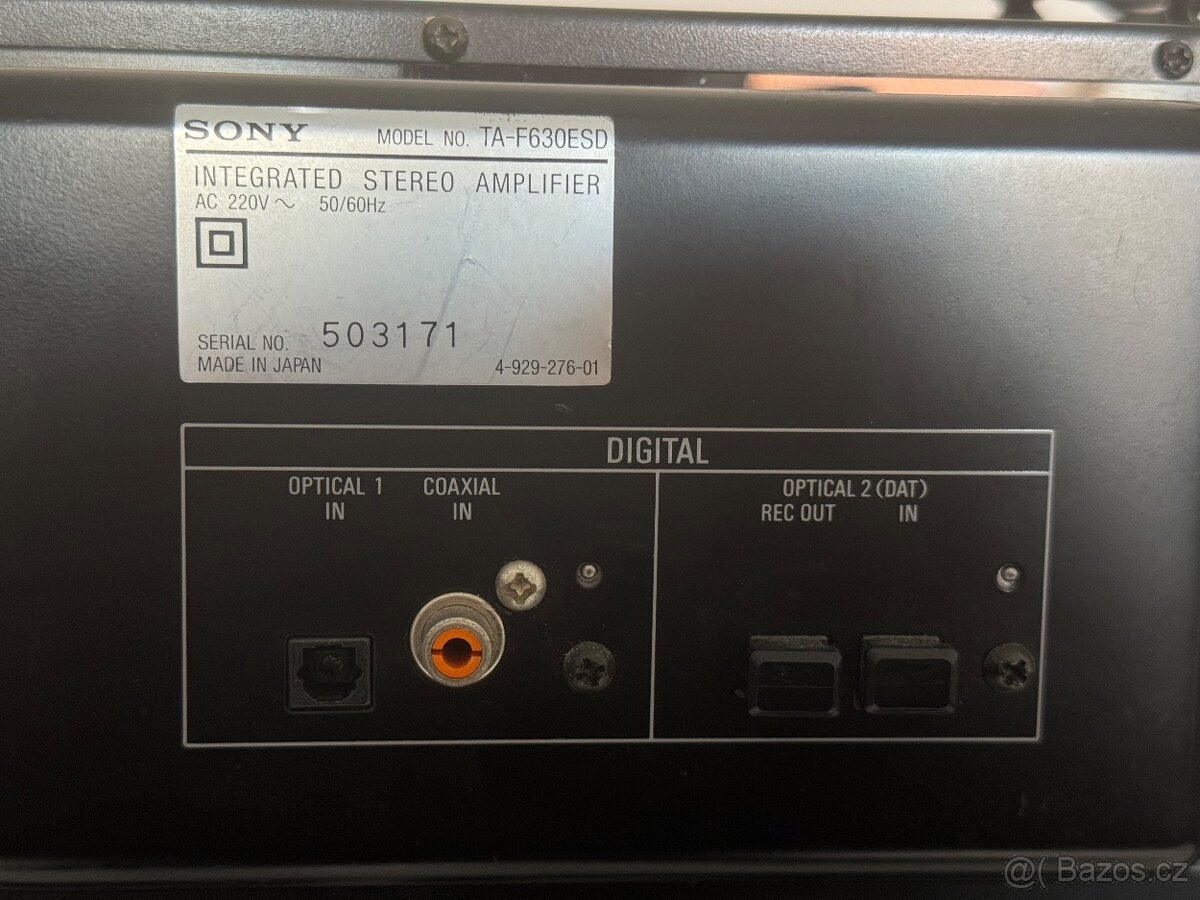SONY TA-F 630ESD - 1989-1993 - Made in Japan - po servisu - 5