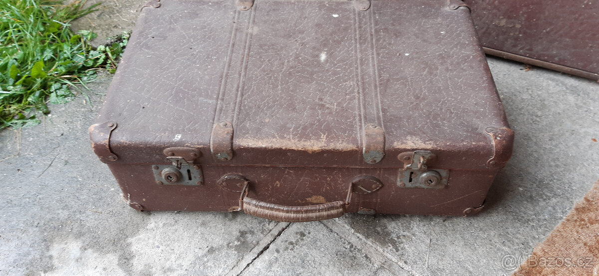 Staré kufry - dekorace - 5